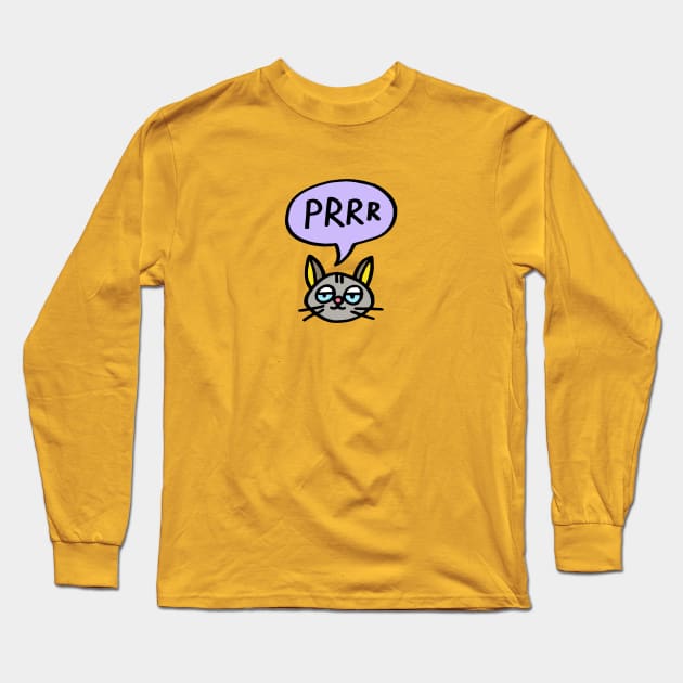 Cat Long Sleeve T-Shirt by AdrianaStore